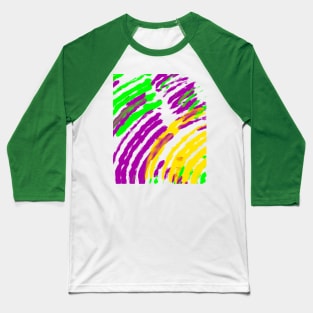 Abstract Mardi Gras Design 2023 Baseball T-Shirt